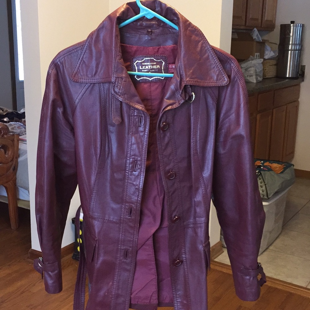 Leather jacket